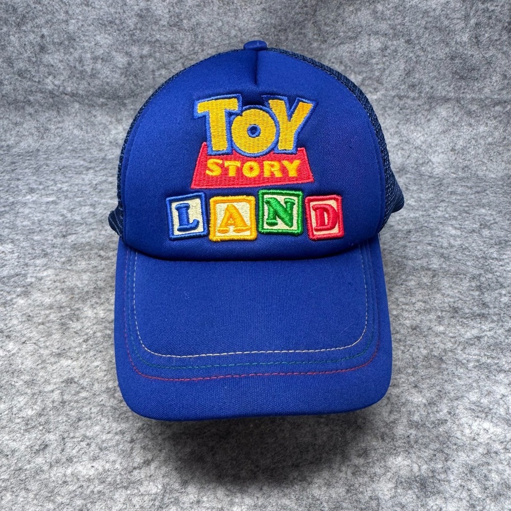 Disney Parks Toy Story Land Hat Blue Mesh Snapback / Youth One Size